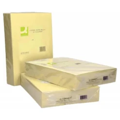 Papel color Q-connect tamaño A4 80g/m2 pack 500 hojas Champagne