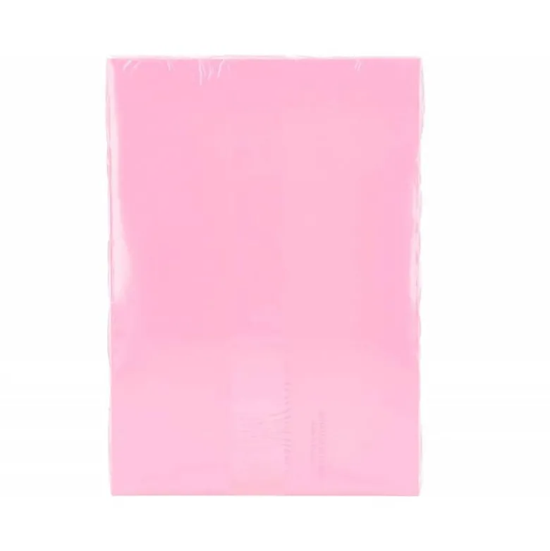 Papel color Q-connect tamaño A4 80g/m2 pack 500 hojas Rosa