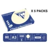 PAPEL COLOR TROPHEE A3 80GR CREMA PASTEL PAQUETE DE 500 HOJAS