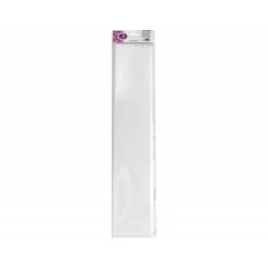 Papel crespon Liderpapel 50 cm x 2.5m 34g/m2 blanco