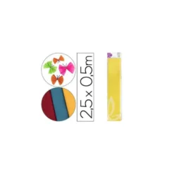 Papel crespon Liderpapel color amarillo