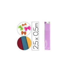 Papel crespon Liderpapel color lila