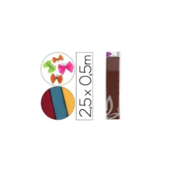 Papel crespon Liderpapel color marron