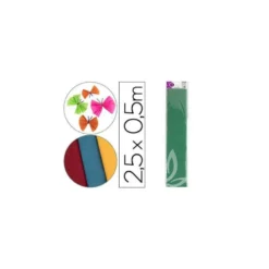 Papel crespon Liderpapel color verde
