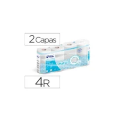 PAPEL DE COCINA GOMA CAMPS 2 CAPAS 90 SERVICIOS 224 MM X 21,6 M 21,5 G/M2 PAQUETE DE 4 ROLLOS