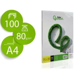 Papel de escritura A4 Liderpapel 80 g/m2 CUADRICULA 4 MM