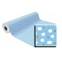 PAPEL DE REGALO BASIKA IN1903-A BOBINA ANCHO 62 CM LONGITUD 85 M PESO 4 KG GRAMAJE 60 GR