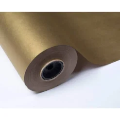 PAPEL DE REGALO BASIKA METALIZADO ORO BOBINA 62 CM