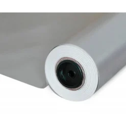 PAPEL DE REGALO BASIKA METALIZADO PLATA BOBINA 31 CM