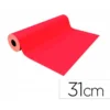 PAPEL DE REGALO BASIKA METALIZADO ROJO BOBINA 31 CM