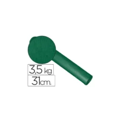 Papel de regalo kraft liso kfc bobina 31 cm 3,5 kg verde