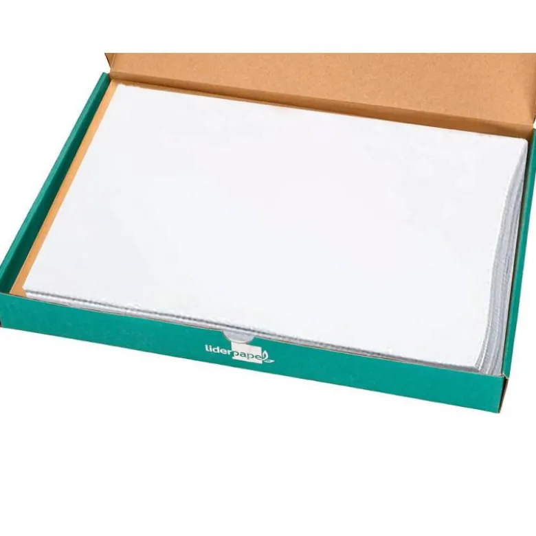 PAPEL DIBUJO LIDERPAPEL 210X297 MM 130 GR SIN RECUADRO DIN A4 HOJA