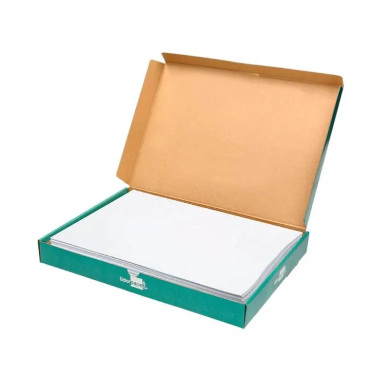 PAPEL DIBUJO LIDERPAPEL 210X297 MM 130 GR SIN RECUADRO DIN A4 HOJA