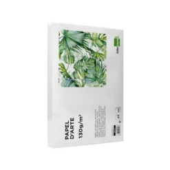 PAPEL DIBUJO LIDERPAPEL 297X420 MM 130 GR SIN RECUADRO DIN A3 ENVASE 250 HOJAS