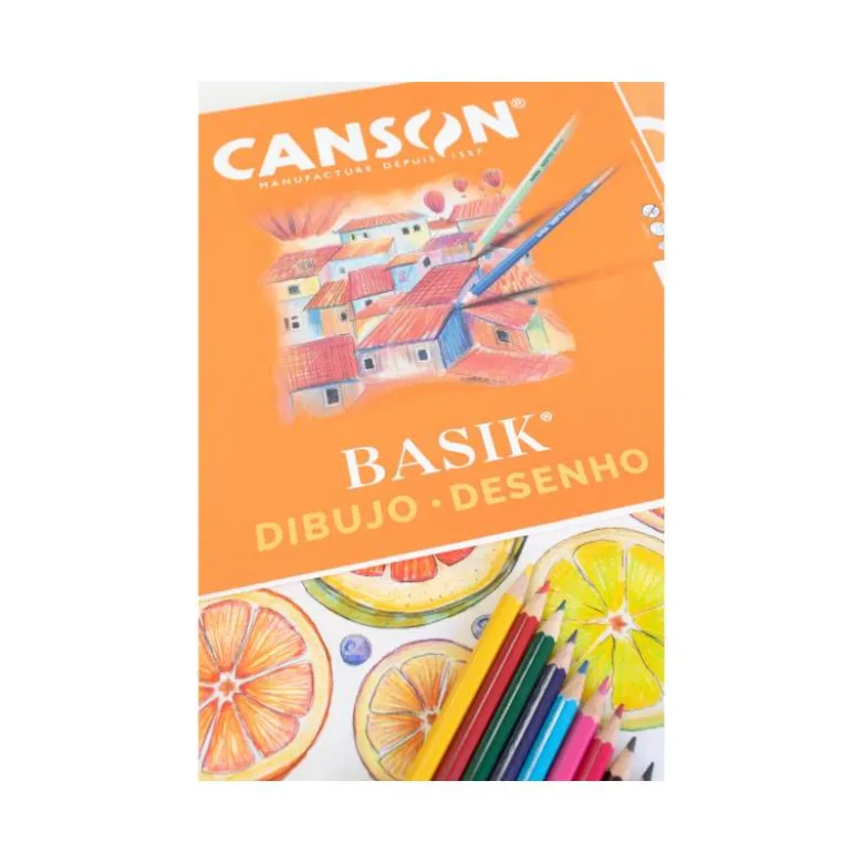 Papel dibujo marca Canson 210x297 mm 130g/m2