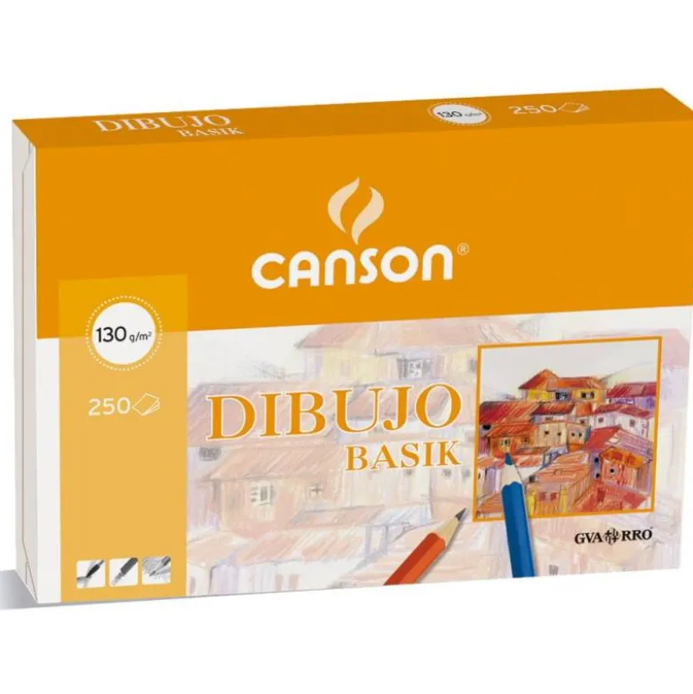Papel dibujo marca Canson 210x297 mm 130g/m2