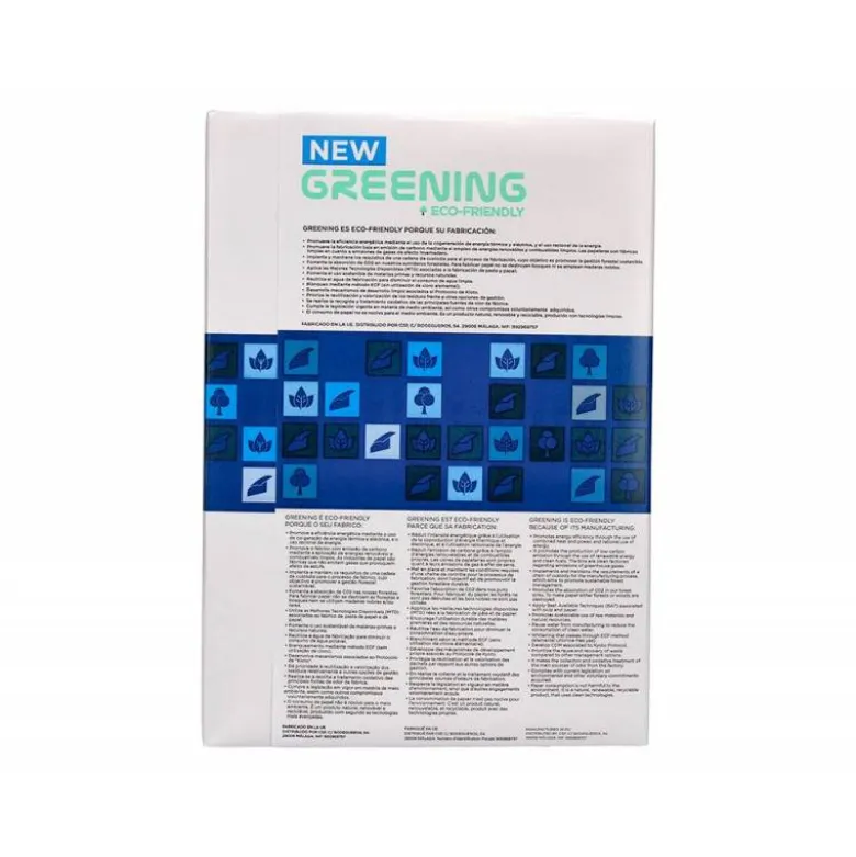 Papel Din A4 Greening 80gr 500 Hojas