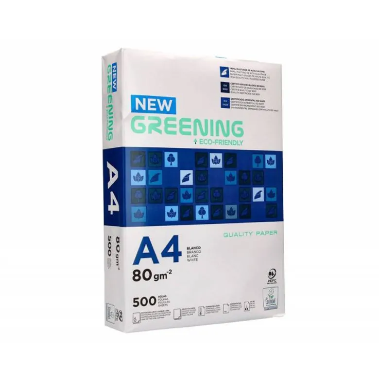 Papel Din A4 Greening 80gr 500 Hojas
