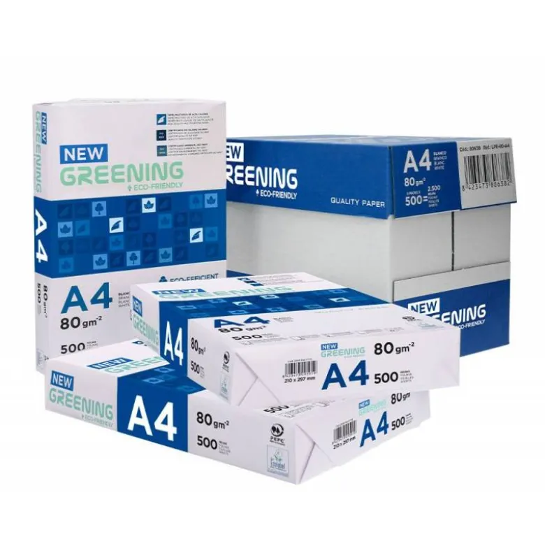 Papel Din A4 Greening 80gr 500 Hojas