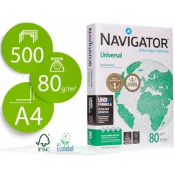 Papel Din A4 Navigator 80 gr 500 Hojas multifuncion