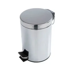 Papelera metalica con pedal Q-Connect de 6 L