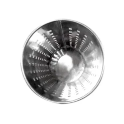 Papelera metalica cromada de 12 L
