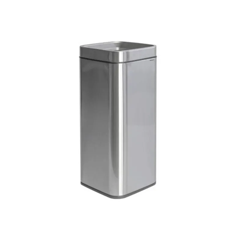 PAPELERA METALICA MAUL PRME ACERO INOXIDABLE 30 LITROS