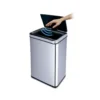 PAPELERA METALICA Q-CONNECT CON SENSOR AUTOMATICO CAPACIDAD 80 LITROS 820X270X400 MM