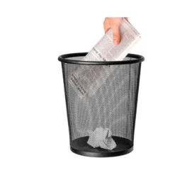 Papelera metalica rejilla Q-Connect de 13 L