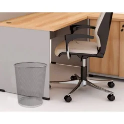 Papelera metalica rejilla Q-Connect de 11 L