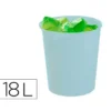 PAPELERA PLASTICO ARCHIVO 2000 ECOGREEN 100% RECICLADA 18 LITROS COLOR AZUL PASTEL