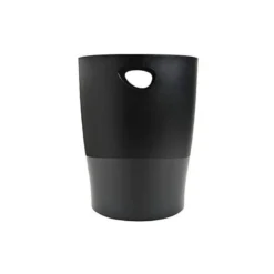 Papelera plastico Exacompta Ecoblack Negro de 15 litros