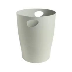 Papelera plastico Exacompta Ecoblack Gris de 15 litros