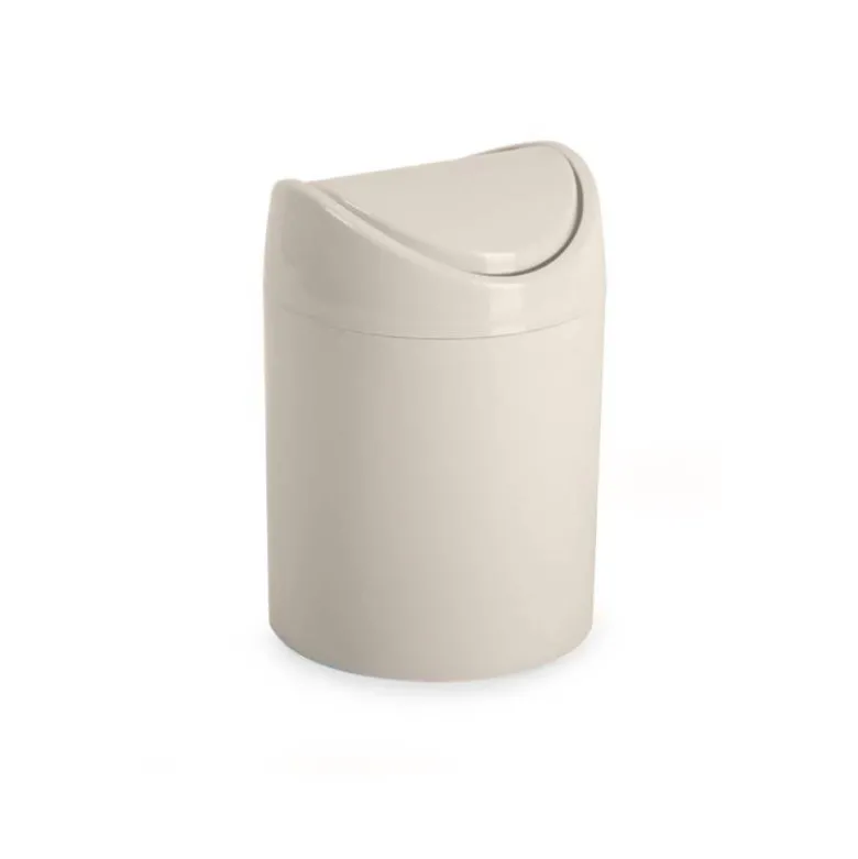 PAPELERA PLASTICO PLASTICFORTE TINY SOBREMESA 1,4L COLORES SURTIDOS 12,5X12,5X17,5 CM
