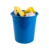 PAPELERA PLASTICO Q-CONNECT AZUL OPACO 13 LITROS
