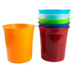 Papelera plastico q-connect gris opaco 13 litros.