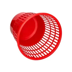 PAPELERA PLASTICO Q-CONNECT 15 LITROS COLOR ROJO 285X290 MM