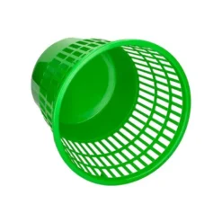 PAPELERA PLASTICO Q-CONNECT 15 LITROS COLOR VERDE 285X290 MM