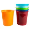 PAPELERA PLASTICO Q-CONNECT NARANJA TRANSLUCIDO 13 LITROS