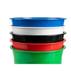 PAPELERA PLASTICO Q-CONNECT ROJO OPACO 13 LITROS