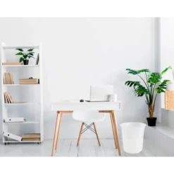 PAPELERA PLASTICO Q-CONNECT TRANSPARENTE 13 LITROS