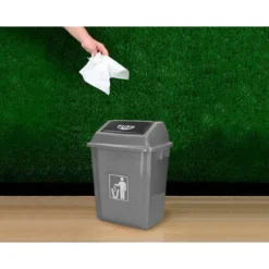 Papelera Q-Connect plastico de 20 litros