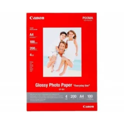 PAPEL FOTO CANON DIN A4 BRILLANTE 200GR/M2 PAQUETE 100 HOJAS