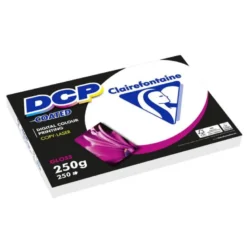 PAPEL FOTOCOPIADORA COLOR BLANCO DCP COATED GLOSSY DIN A4 250 GRAMOS PAQUETE 250 HOJAS