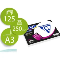 PAPEL FOTOCOPIADORA COLOR DCP COATED GLOSSY DIN A3 250 GRAMOS PAQUETE DE 125 HOJAS