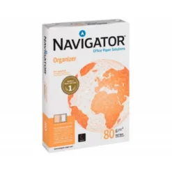 Papel fotocopiadora Navigator A4 80 gr 2 taladros paquete de 500 hojas