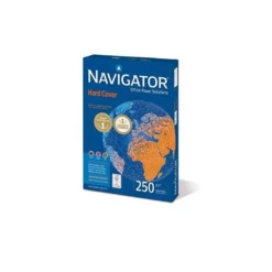 PAPEL FOTOCOPIADORA NAVIGATOR HARD COVER DIN A4 250 GR PAPEL MULTIUSO INK-JET Y LASER PAQUETE DE 125 HOJAS