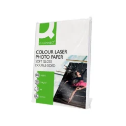 Papel foto laser Q-Connect Glossy Din A4