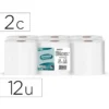 PAPEL HIGIENICO AMOOS JUMBO INDUSTRIAL 2 CAPAS 30G/M2 PAQUETE DE 12 ROLLOS