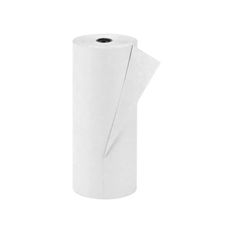 PAPEL KRAFT LIDERPAPEL BLANCO BOBINA 1 MT X 417 MT ESPECIAL PARA EMBALAJE PESO 25 KG